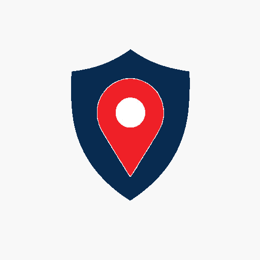 CaseTrace shield and location marker